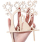 LOVENJOY Wooden Wedding Cake Topper Couple with Cats, 5.9x6.8 Inches, Beige, Model ZBTX-179-2C