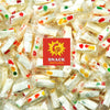 Delicious Jujube Nougat Candy - 1Lb 4 Oz Bag - Individually Wrapped | Soft And Chewy Jube Nougat With Fruity Jelly Beans - Glute