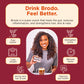 Brodo Spicy Nonna Roasted Garlic & Chili Chicken Bone Broth, Nutrient Dense, Chef Crafted, 6x8.3oz Pouches, No Preservatives