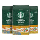 Starbucks Ground Coffee Blonde Roast Veranda Blend 18 oz (Pack of 3) 100% Arabica