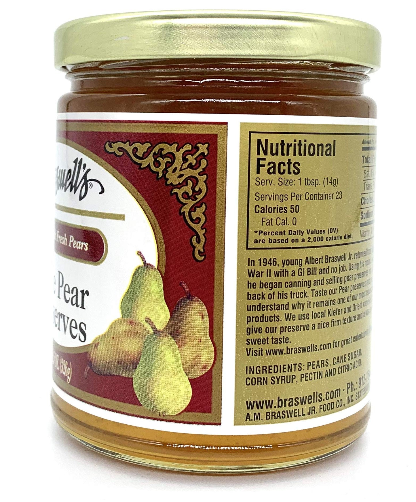 Braswell'S Pure Pear Preserves