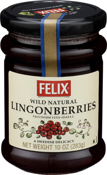 Felix Wild Lingonberry Jam (8X10Oz)