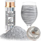 Sliver Edible Glitter for Cakes and Cocktails, 15g Food-Grade Sliver Luster Dust Edible Shimmer Powder for Drinks,Baking,Easter 