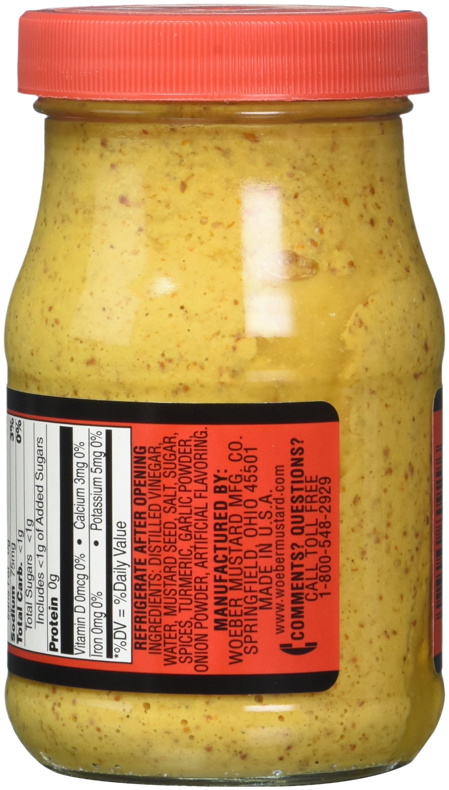 Mr. Mustard Mustard Hot, 7.5 Ounce (Pack of 2)