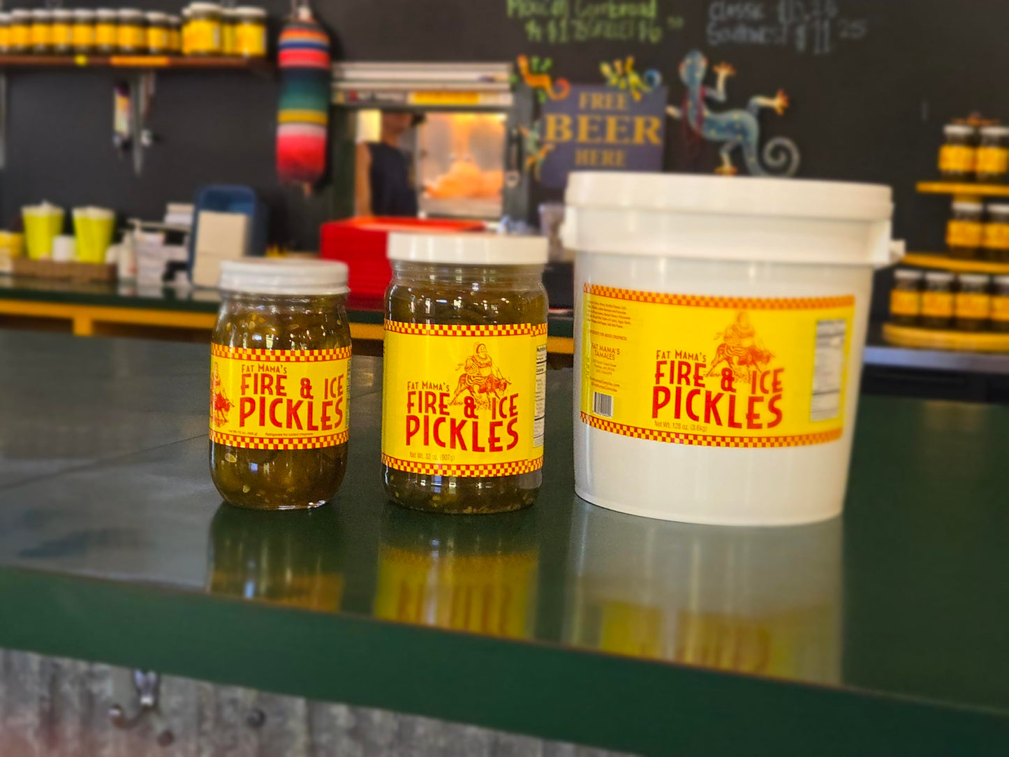Fat Mama'S Fire & Ice Pickles, 2 Pack - 32 Oz