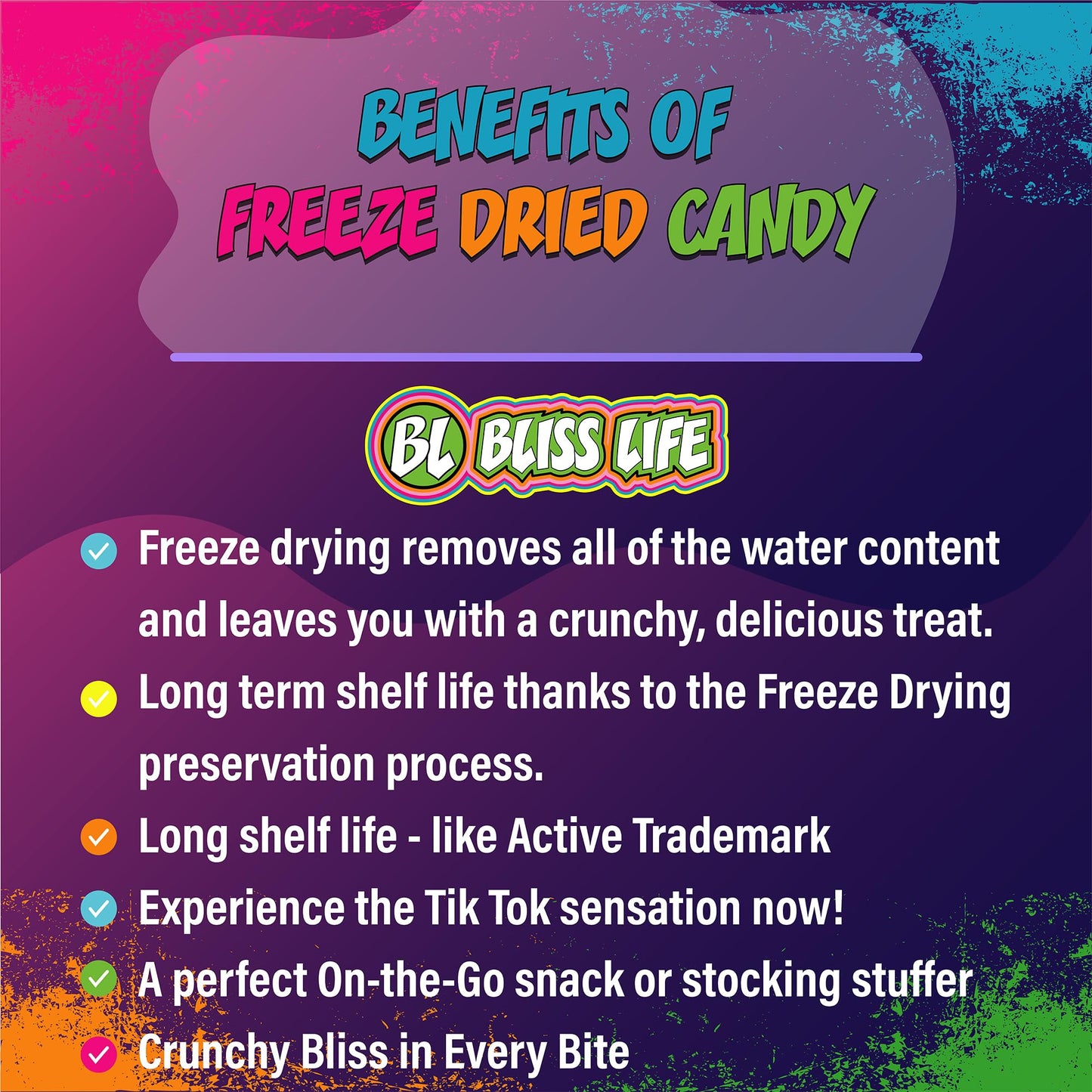 Freeze Dried Skittles 1 Pound Bag (16Oz) Big Boy Freeze Dried Candy Perfectly Crunchy Rainbow Candy Freeze Dry Food Sour Skittle