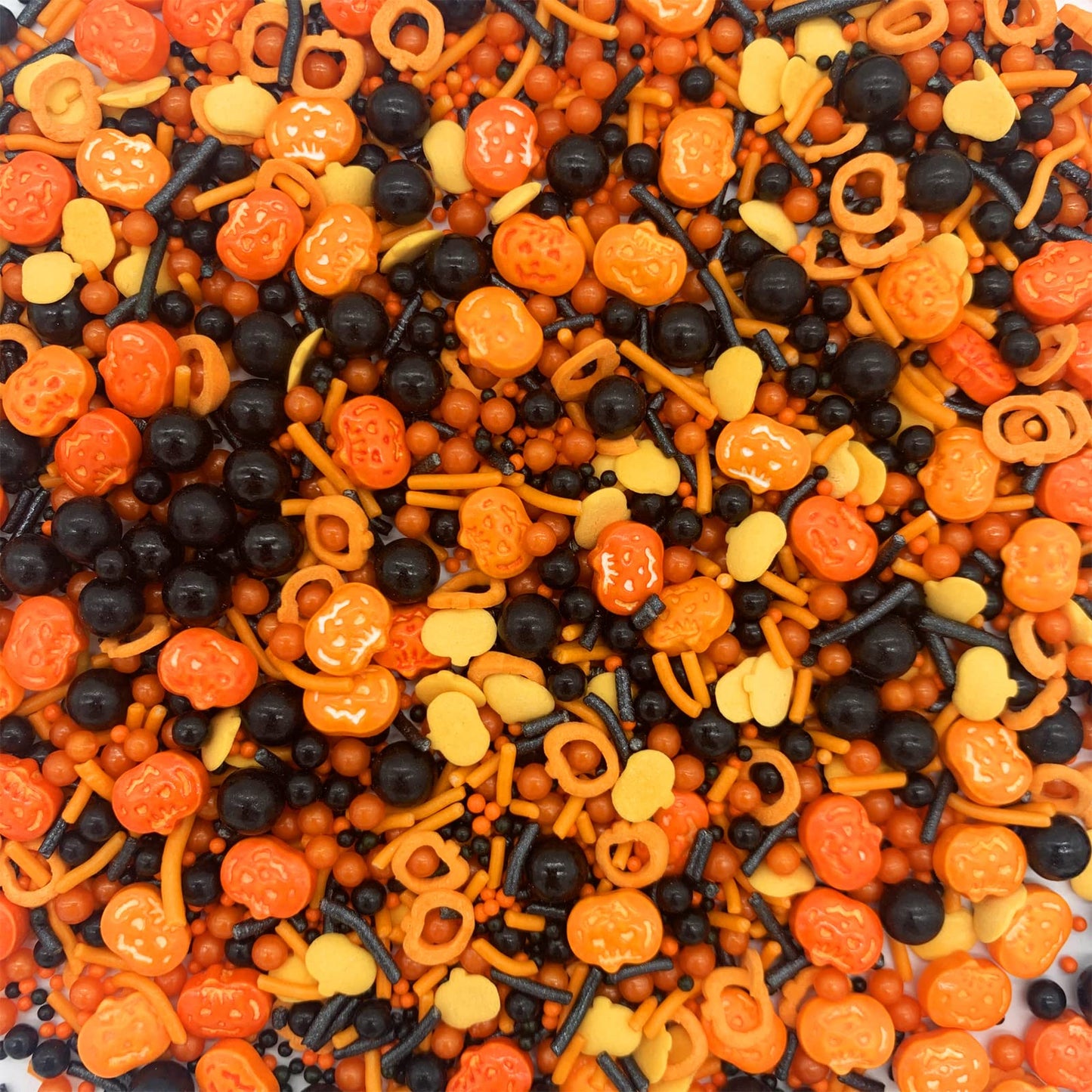 Halloween Sprinkles I 3.5 Oz I Orange And Black Sprinkles I Pumpkin Sprinkles I Cake Cupcake Toppers Cookie Dessert Sprinkles De