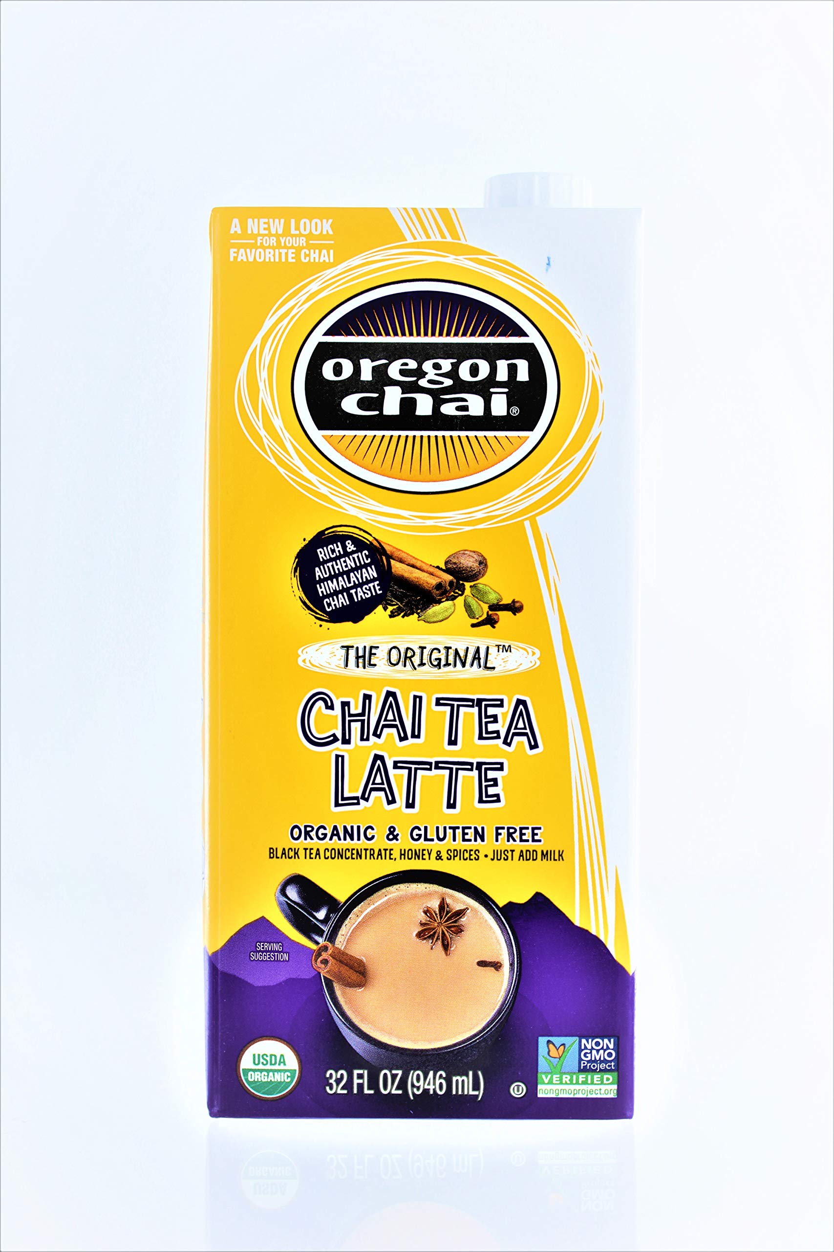 Oregon Chai Tea Concentrate Original Flavor, 32 Fl Oz (Pack of 3), Model 00221366