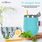 Mothers Day Gifts For Mom Organic Gift Set With Portable Kettle - 36 Piece Gift For Tea Lovers - Includes Insulated Mug, Assorte