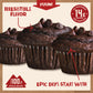 Kodiak Cakes Power Bake Muffin Mix, Double Dark Chocolate, 14 Ounce (Pack Of 6)