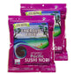 Emerald Cove Organic Nori Sheets for Sushi, Onigiri, Wraps, Non-GMO, Roasted Nori, Resealable Package, Product of Korea, 50 Shee