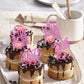 Rssta i 15 Cupcake Toppers - 24 Pack, Purple Design for 15th Birthday Party Decorations