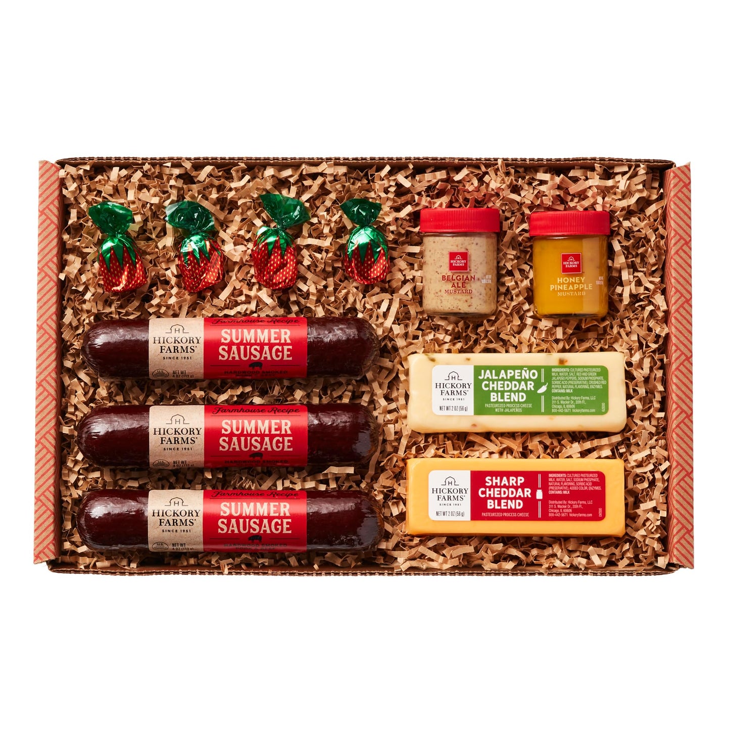 Hickory Farms Savory & Sweet Farmhouse Charcuterie Medium Gift Basket - Charcuterie Food | Fathers Day Gift Basket | Holiday Gift Basket  Gourmet Food Gift Basket  Perfect For Family  Birthday  Sympathy  Congratulations Gifts  Retirement  Thinking of You