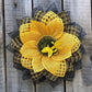 Pack Of 5 Large Foam Disc Florets Of Sunflower Center 4.5 Diameter For Diy Flower Deco Mesh Wreath