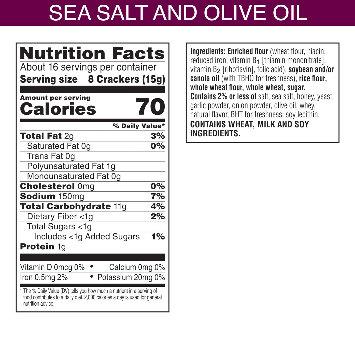 Toasteds Flatbreads Crackers, Party Snacks, Lunch Snacks, Sea Salt And Olive Oil (12 Boxes)