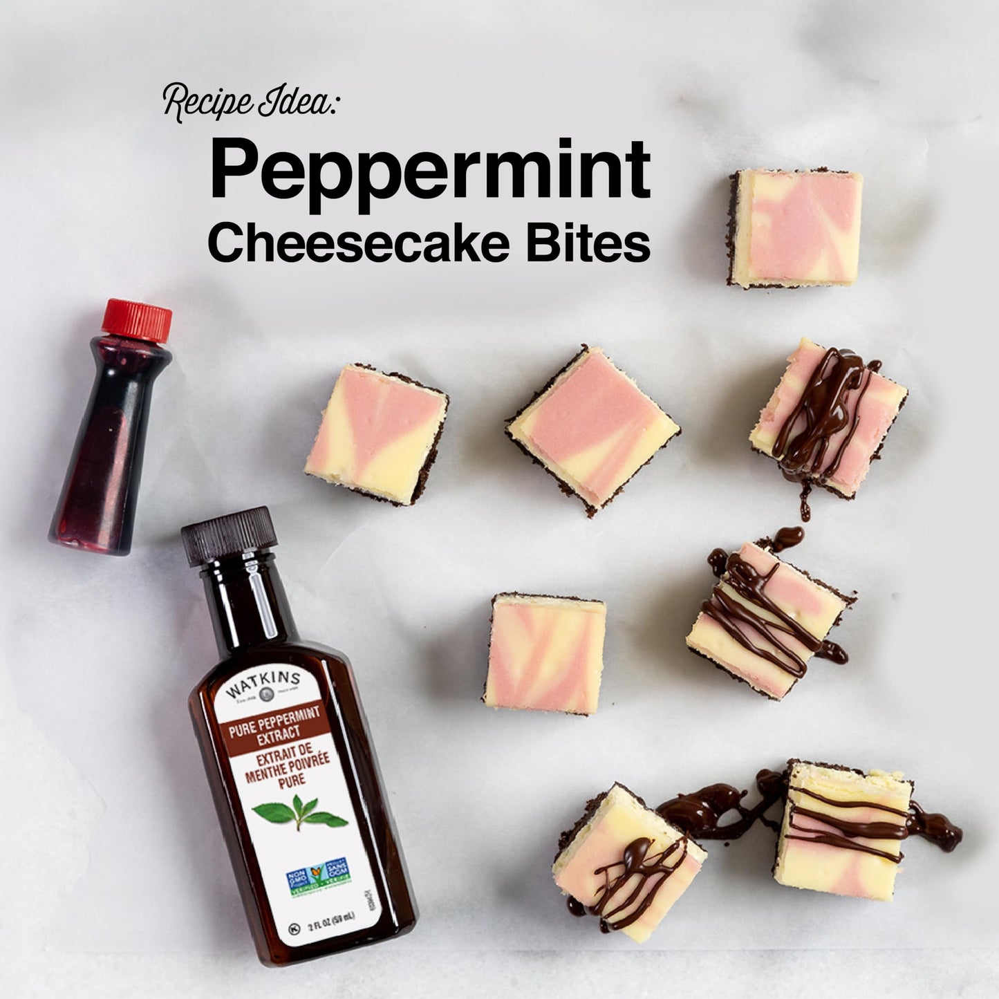 Watkins Pure Peppermint Extract, Non-Gmo, Kosher, 2 Oz. Bottle, 1-Pack