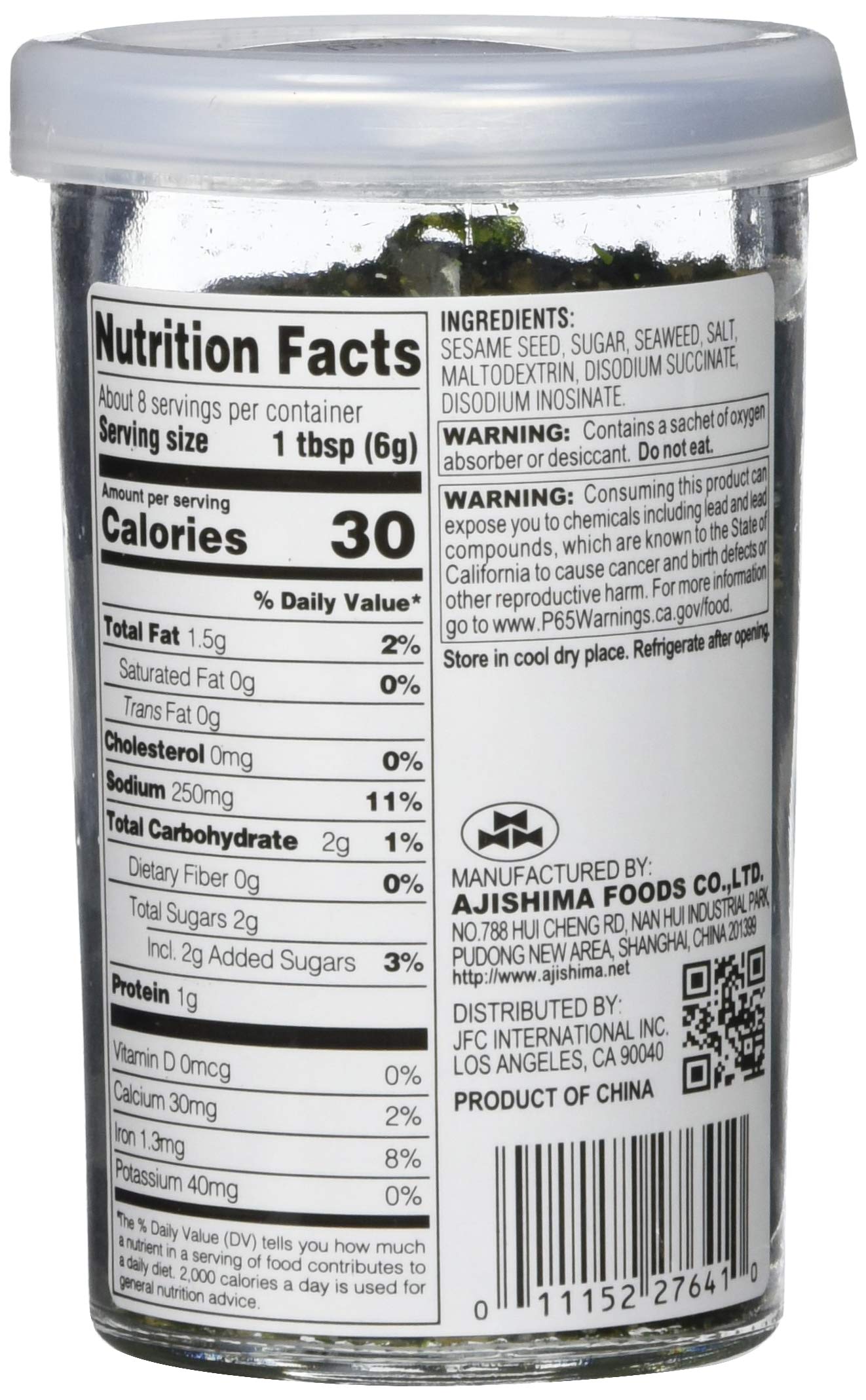 Jfc International Nori Furikake Seasoning, Vegan, 1.7 Ounces (Pack Of 10)