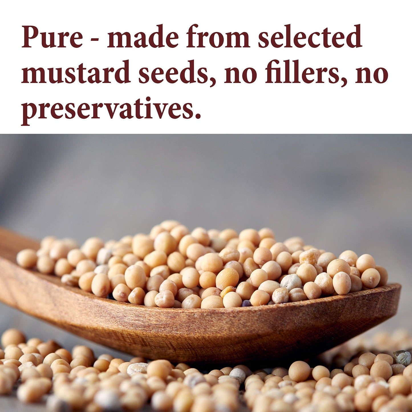 The Spice Way Yellow Mustard Seed - (6Oz) Whole Seeds For Pickling And Making Ground Mustard For Cooking, Resealable Bag