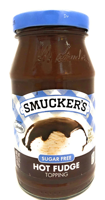 Smucker's Sugar Free Hot Fudge Topping (Pack of 2) 11.75 oz Jars