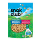 Snak Club Peanuts with Hidden Valley Ranch Seasoning, Gluten-Free Snack, 11 oz Resealable Bag