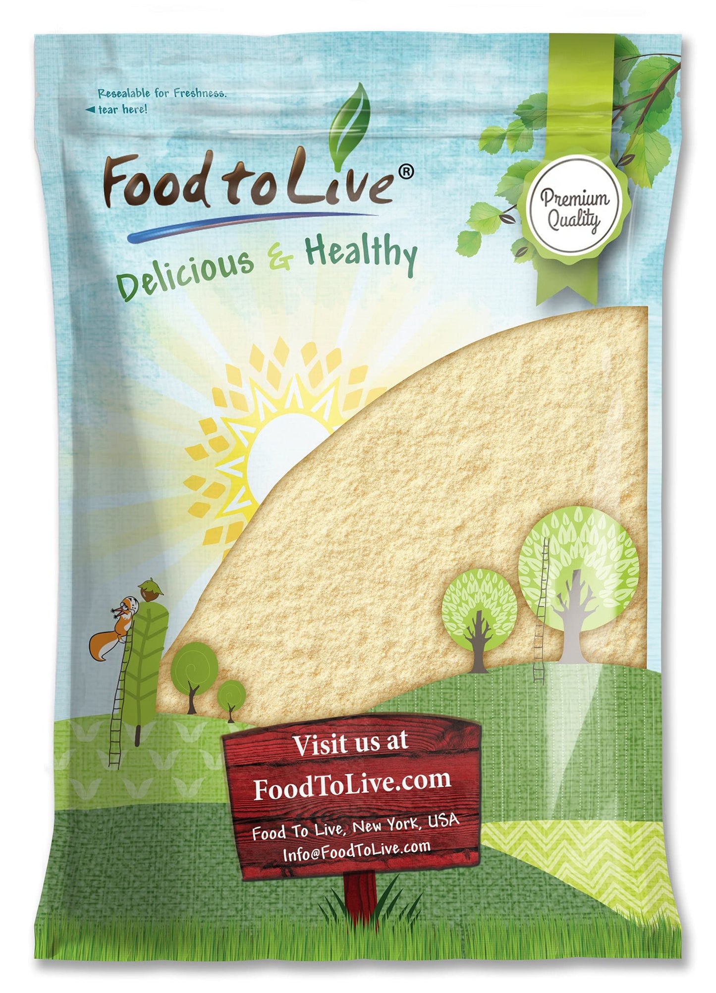 Food to Live - Pineapple Powder, 9 Pounds - Made from Raw Dried Fruit, Unsulfured, Vegan, Great for Baking, Juices, Smoothies, Y