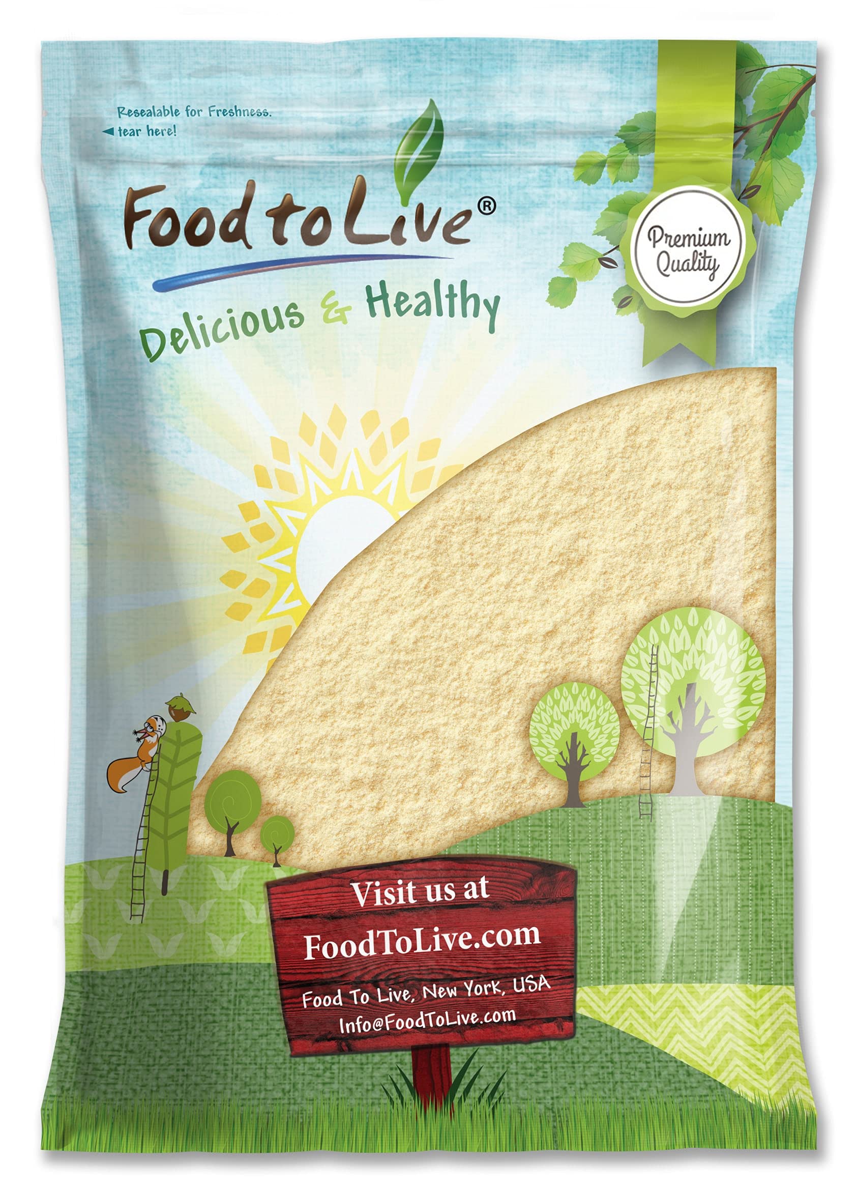Food to Live - Pineapple Powder, 9 Pounds - Made from Raw Dried Fruit, Unsulfured, Vegan, Great for Baking, Juices, Smoothies, Y