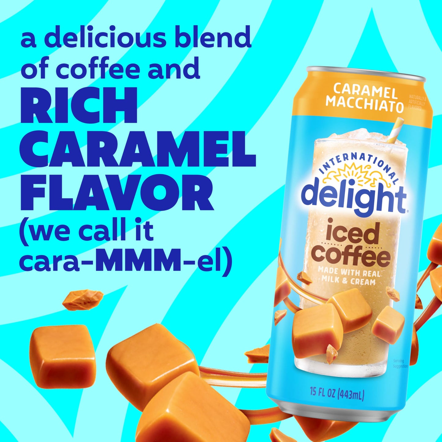 International Delight Iced Coffee, Caramel Macchiato, 15 Fl Oz (Pack Of 12)