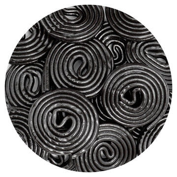 Broadway Black Licorice Wheels Candy, 4.4 Pound Bulk Bag, Licorice Wheels Candy