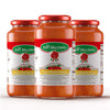 La San Marzano Four Cheese Pasta Sauce, All Natural, Non-GMO, Gluten Free, 24 oz (Pack of 3)