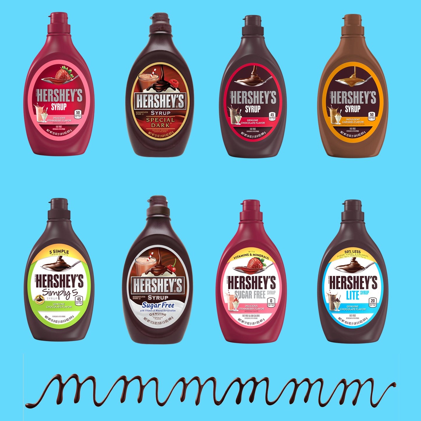 Hershey'S Chocolate Syrup, Simply 5, 21.8 Ounce (Pack Of 6)