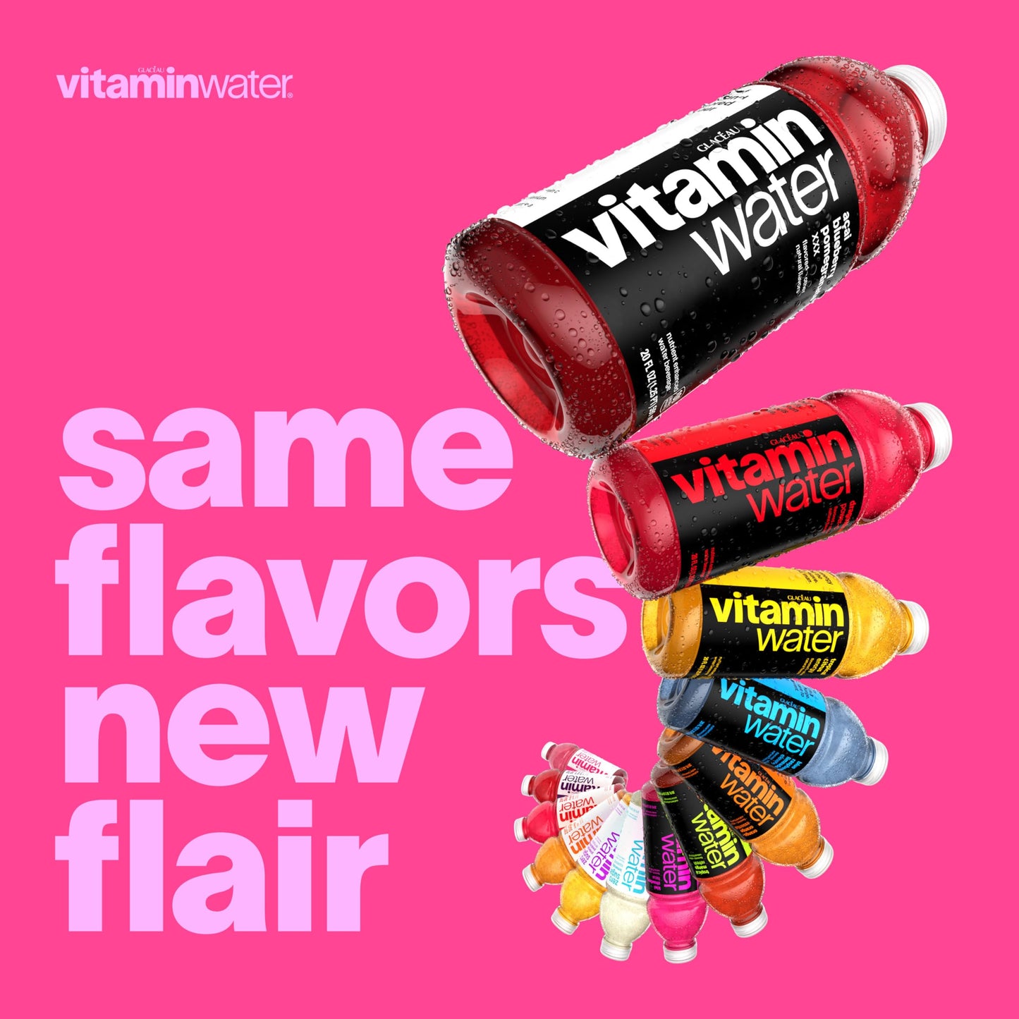 vitaminwater zero shine, electrolyte enhanced water w/ vitamins, strawberry lemonade drink, 20 fl oz
