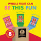 Sun-Maid Fruity Raisin Snack Variety Pack - Sour Strawberry, Watermelon & Blue Raspberry - 24 Pack (1.33 oz Pouches)