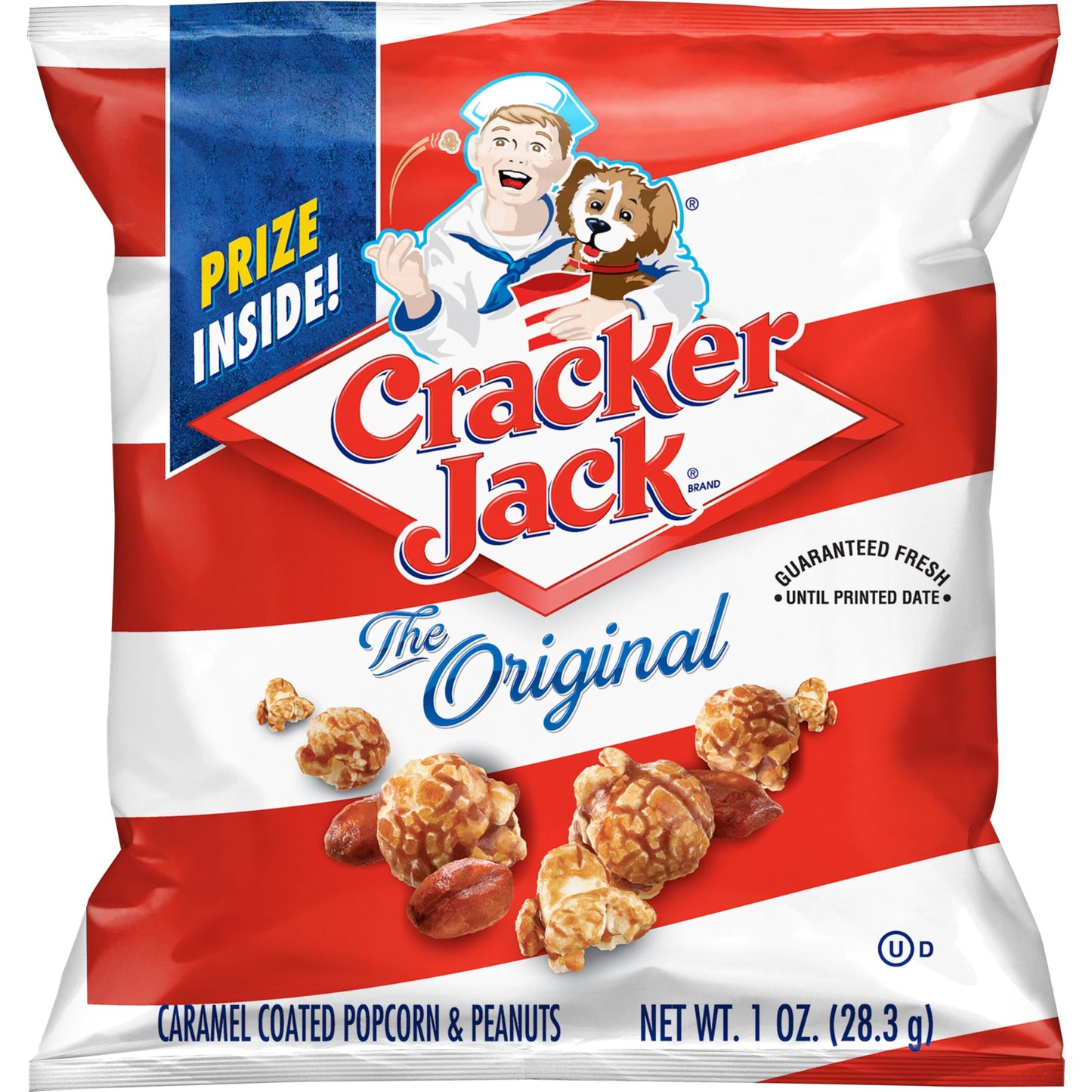 Er Jack Caramel Coated Popcorn & Peanuts, Original, 1.25 Ounce Bags (Pack Of 30)