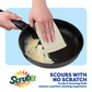 Multi-Purpose Scouring Pad By Scrub-It - Non-Scratch Cleaning Dobie Pads For Pots, Pans, Dishes, Utensils & Non-Stick Cookware -