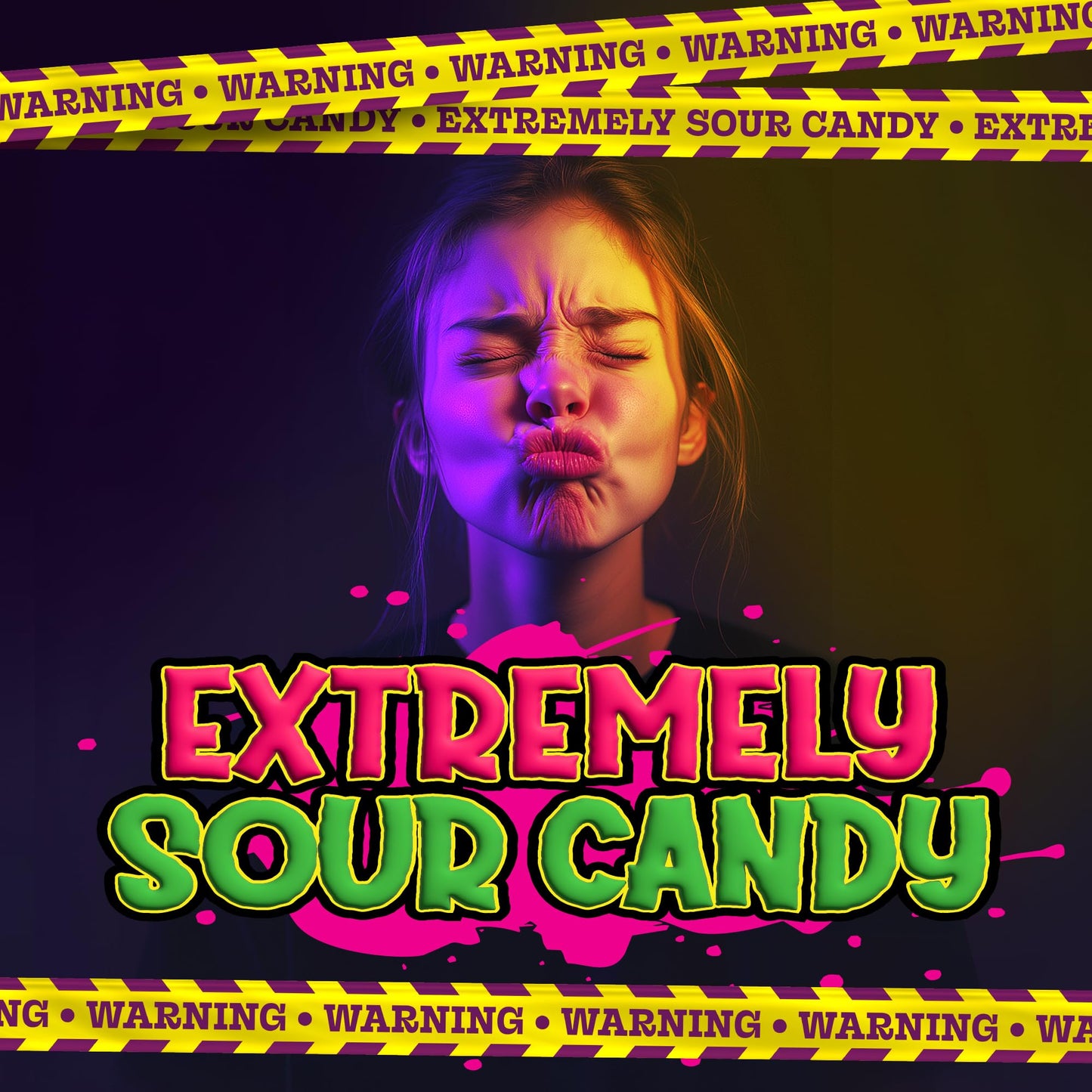 Barnetts - Mega Sour Candy Lemon 227G - Trendy Sweet Bags - Traditionally Handmade Sweets - Sour Coating Lasts 20 Seconds - Cand