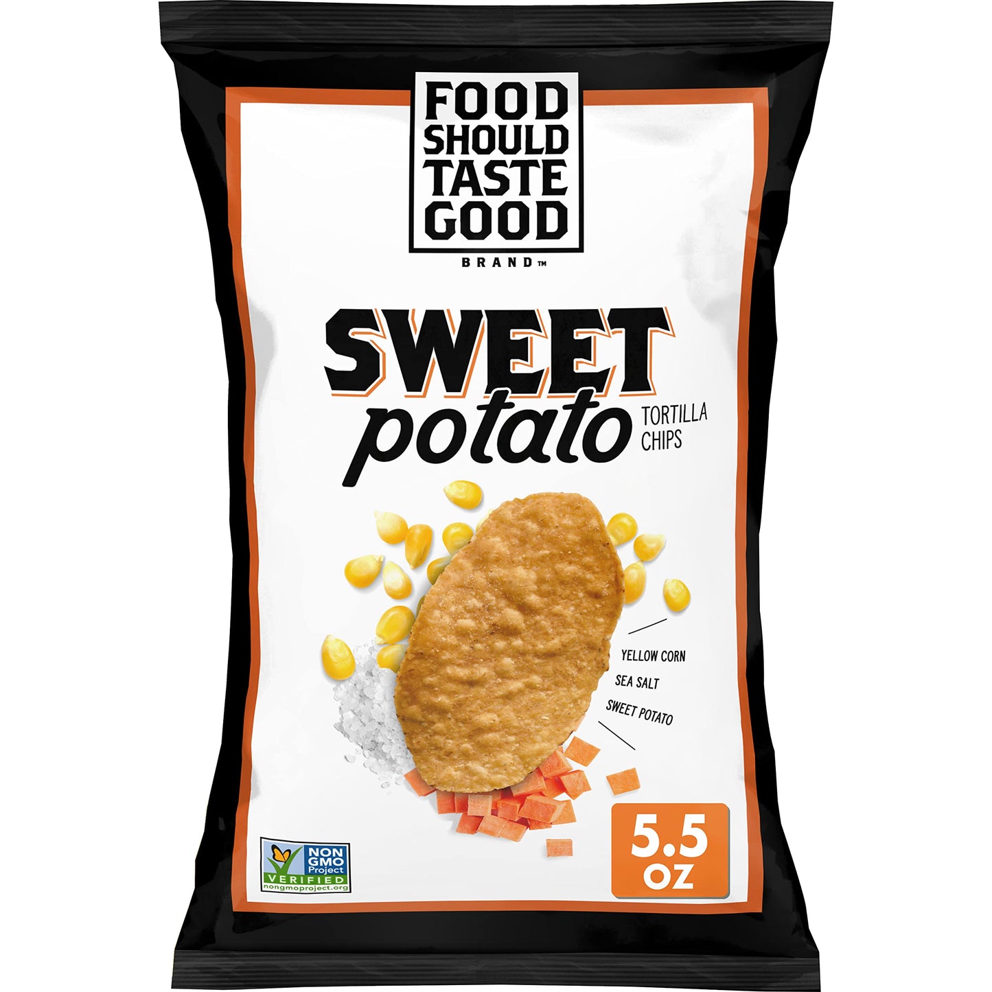 Food Should Taste Good, Gluten Free Sweet Potato Tortilla Chips, 5.5 Oz