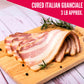Guanciale from Italy (approx. 4 lbs) - Italian Dry Cured Pork Jowl  MARTELLI - Gluten-Free  Dairy-Free  Lightly Smoked & Aged - Product of Italy