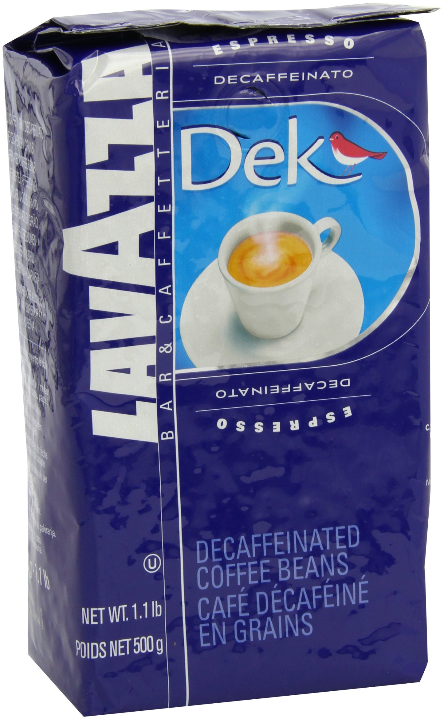 Lavazza Decaf Espresso Bean, 17.6 Ounce