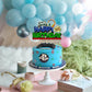 Ephlyn 1Pcs Video Game Happy Birthday Cake Topper Glitter Video Game Cake Pick Game On Controllers Gamepad Cake Decoration For G