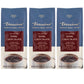 Teeccino Dark Chocolate Coffee Alternative, Caffeine-Free, 3 Vegan Prebiotics, 10 Ounce, Pack of 3