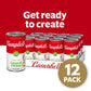 Campbell'S Condensed 98% Fat Free Cream Of Chicken Soup, 22.6 Oz Family Size Can (12 Pack)