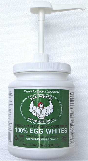 Egg Whites International 100% Pure Liquid Egg White Protein Designed to Drink. NOW 100% CAGE FREE. Priority Mail for AK & HI (1