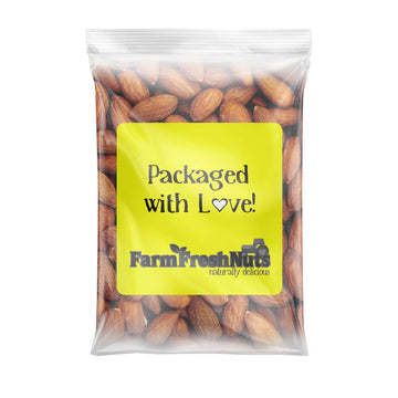 Dry Roasted California Salted Almonds with Healthy Himalayan Salt (4 Lbs.) - Vegan & Keto Friendly - Roasted to Perfection - Sup