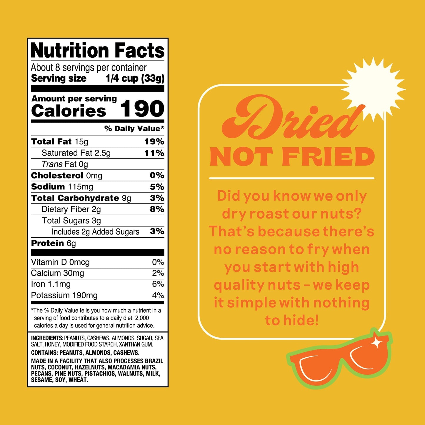 Back To Nature Sweet & Salty Nut Mix - Honey Dry Roasted Peanuts, Salted Cashews, And Almonds - No Added Oils - 9 Ounce