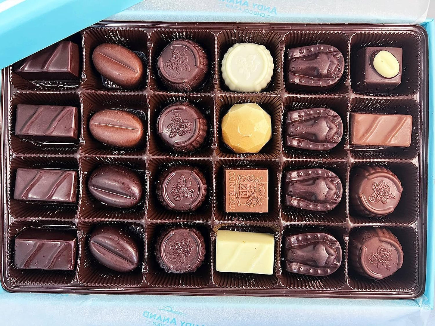 Andy Anand Chef Collection Sugar Free Belgian Chocolate Truffles | 16 Pieces, Gift Boxed | Delicious, Succulent, & Divine, You W