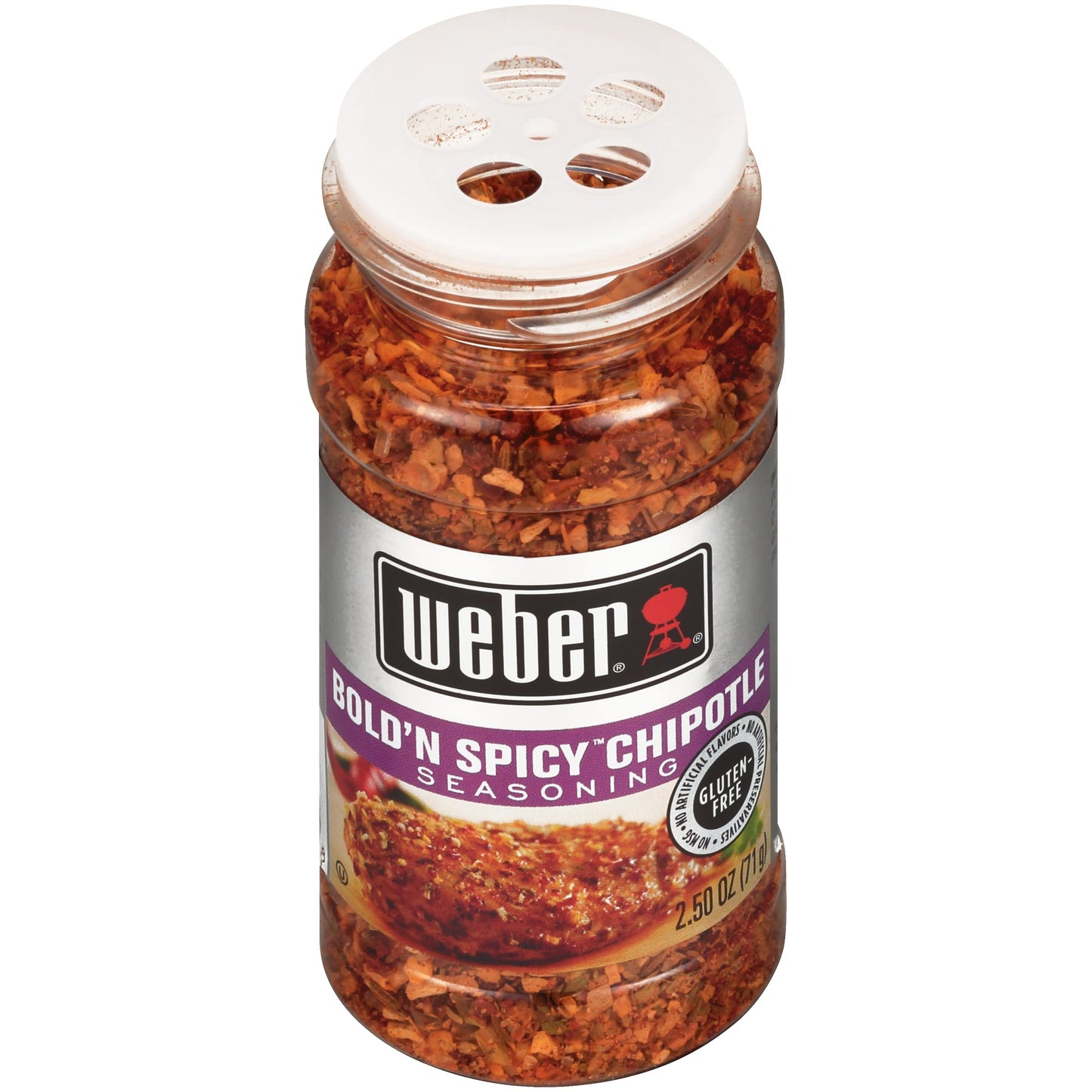 Weber Bold 'N Spicy Chipotle Seasoning, 2.5 Ounce Shaker