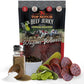 Top Notch Jerky Wagon Wheels Jerky - High Protein Snack, 10 Ounce, Made From Locally Raised Beef, Pepper Dill Pickle Flavor