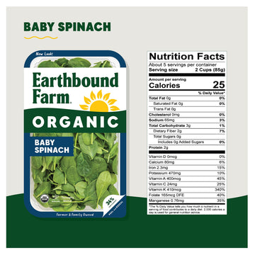 Earthbound Farm Organic Baby Spinach 16oz