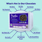 Pascha Organic Extra Dark Chocolate Chunks - 85% Cacao Bittersweet - Vegan, Keto-Friendly Baking Chunks - Rainforest Alliance Ce