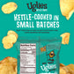 UGLIES Kettle-Cooked Potato Chips, Gluten-Free Snacks, Kosher-Friendly, Non-GMO Snacks for Kids or Office, Salt and Vinegar Pota